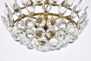 Emilia 16 inch pendant in brass