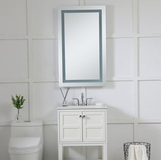 LED Hardwired Mirror Rectangle W24H40 Dimmable 5000K