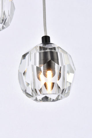 Eren 18 lights Black pendant