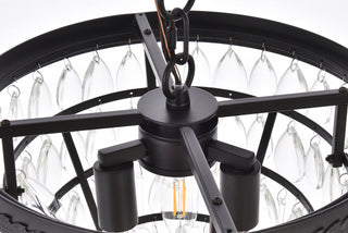 Nordic 3 lights black pendant