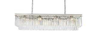 Sydney 12 light polished nickel Chandelier Clear Royal Cut Crystal