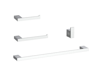 Sofia 4-Piece Bathroom Hardware Set in Chrome