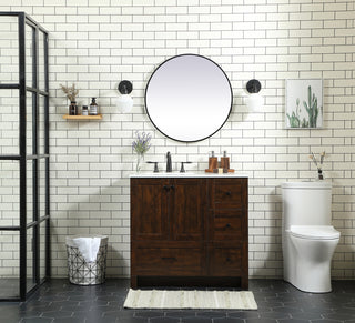 36 inch Single bathroom vanity in expresso