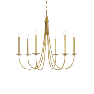 Cohen 36 inch pendant in brass