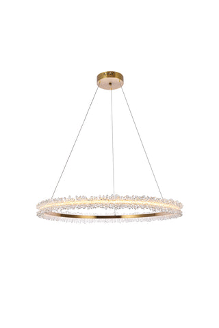 Laurel LED 34 inch Gold pendant