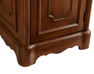 21 In. Single Bathroom Vanity Set In Teak