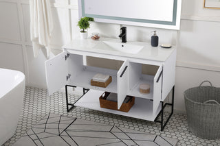 48 inch  Single Bathroom Vanity in White