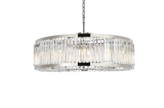 Chelsea 10 light polished nickel Chandelier Clear Royal Cut Crystal