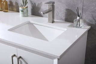 60 Inch Double Bathroom Vanity In White