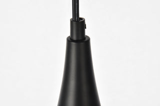 Nora 1 Light Black plug-in pendant