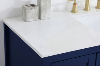 48 inch Single Bathroom Vanity in Blue