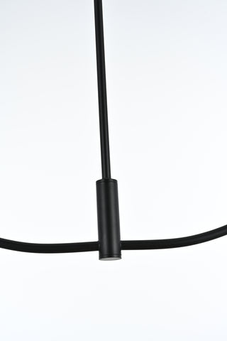 Nyomi 36 inch chandelier in Black