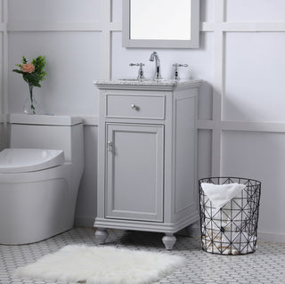 19 in. Single Bathroom Vanity set in light grey