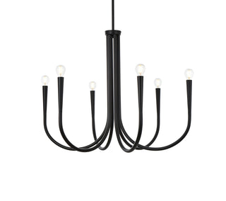 Layne 30 inch chandelier in Black