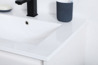 24 inch  Single Bathroom Vanity in White