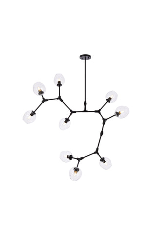 Cavoli 9 lights black chandelier