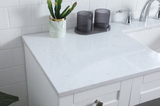 54 Inch ADA Compliant Bathroom Vanity In White