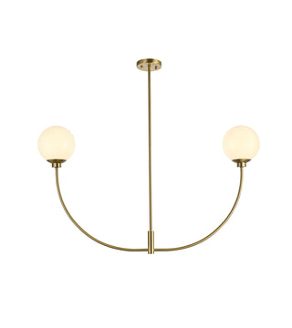 Nyomi 42 inch chandelier in Satin Gold