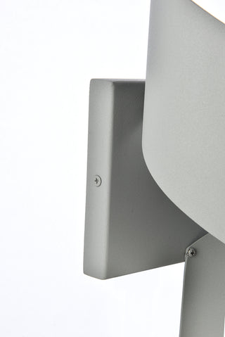 Raine Integrated LED wall sconce  in silver