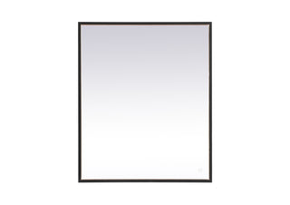 Pier 30x36 inch LED mirror with adjustable color temperature 3000K/4200K/6400K in black