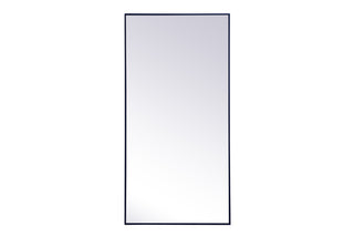 Metal frame rectangle mirror 30 inch x 60 inch in Blue