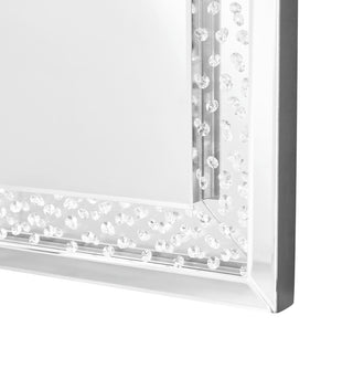 Sparkle 31 in. Contemporary Rectangle Mirror in Clear