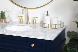 42 inch Single bathroom vanity in blue