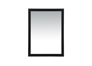 Aqua vanity mirror 48x36 inch in black