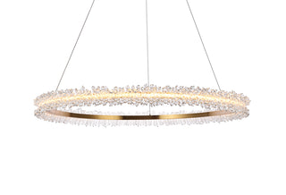 Laurel LED 34 inch Gold pendant