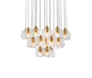 Eren 24 lights gold pendant