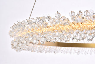 Laurel LED 34 inch Gold pendant