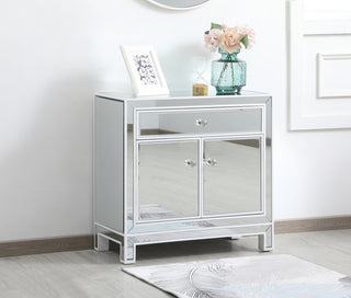 29 inch mirrored cabinet in white