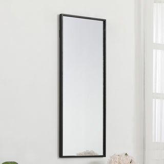 Metal frame rectangle mirror 14 inch in Black