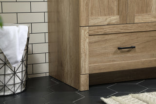 36 inch Single bathroom vanity in natural oak