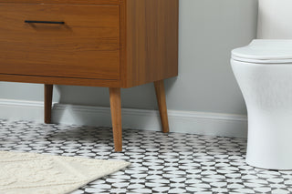 30 inch Single bathroom vanity in teak