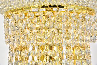 Primo 14 light Gold Chandelier Clear Royal Cut Crystal