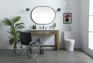 48 Inch ADA Compliant Bathroom Vanity In Natural Oak