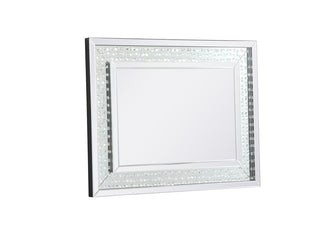 Sparkle collection crystal mirror 28 x 36 inch