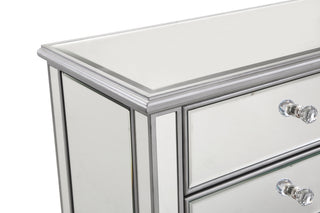 6 Drawer Dresser 48 in. x 18 in. x 32 in. in silver paint