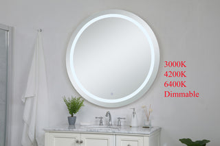 Helios 42 inch Hardwired LED mirror with touch sensor and color changing temperature 3000K/4200K/6400K