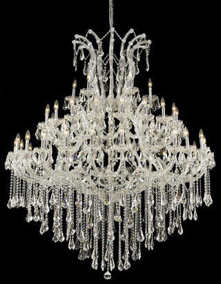 Maria Theresa 49 light Chrome Chandelier Clear Royal Cut Crystal