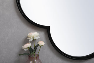 Metal plum mirror 36 inch x 36 inch in Black