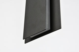 Raine Integrated LED wall sconce  in black