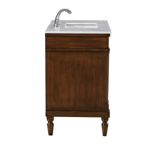 36 In. Single Bathroom Vanity Set In Walnut