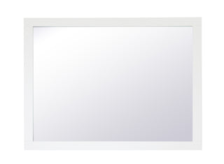 Aqua rectangle vanity mirror 48 inch in White