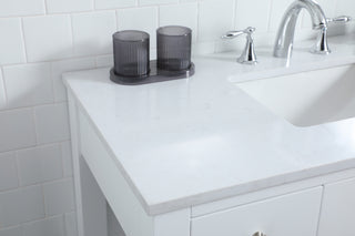 42 Inch ADA Compliant Bathroom Vanity In White