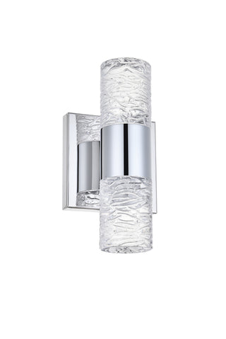 Vega 2 light Chrome LED Wall Sconce