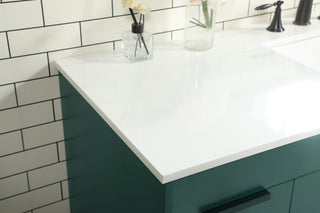 60 inch Single bathroom vanity in green