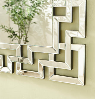 Sparkle 37.5 in. Contemporary Rectangle Mirror in Clear