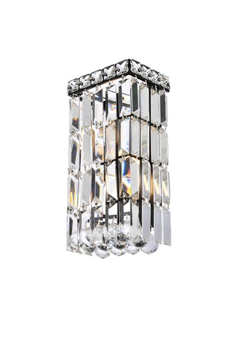 Maxime 6 inch black wall sconce